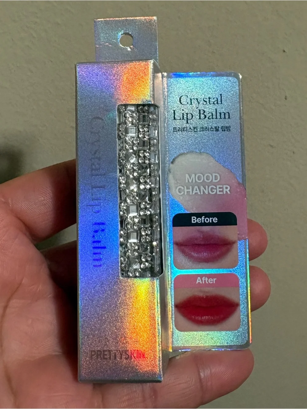Crystal Lip Balm - Silver Mood Changer Brand New Factory Sealed. Never Opened
